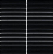 Mozaïek tegels Piano Zwart mat 29,6x29,9 - Rechthoek Wandtegels Geglazuurde porseleinen steengoed