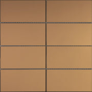 Mozaïek tegels Selfie Koper 30,2x30,6 - Rechthoek Wandtegels Glas