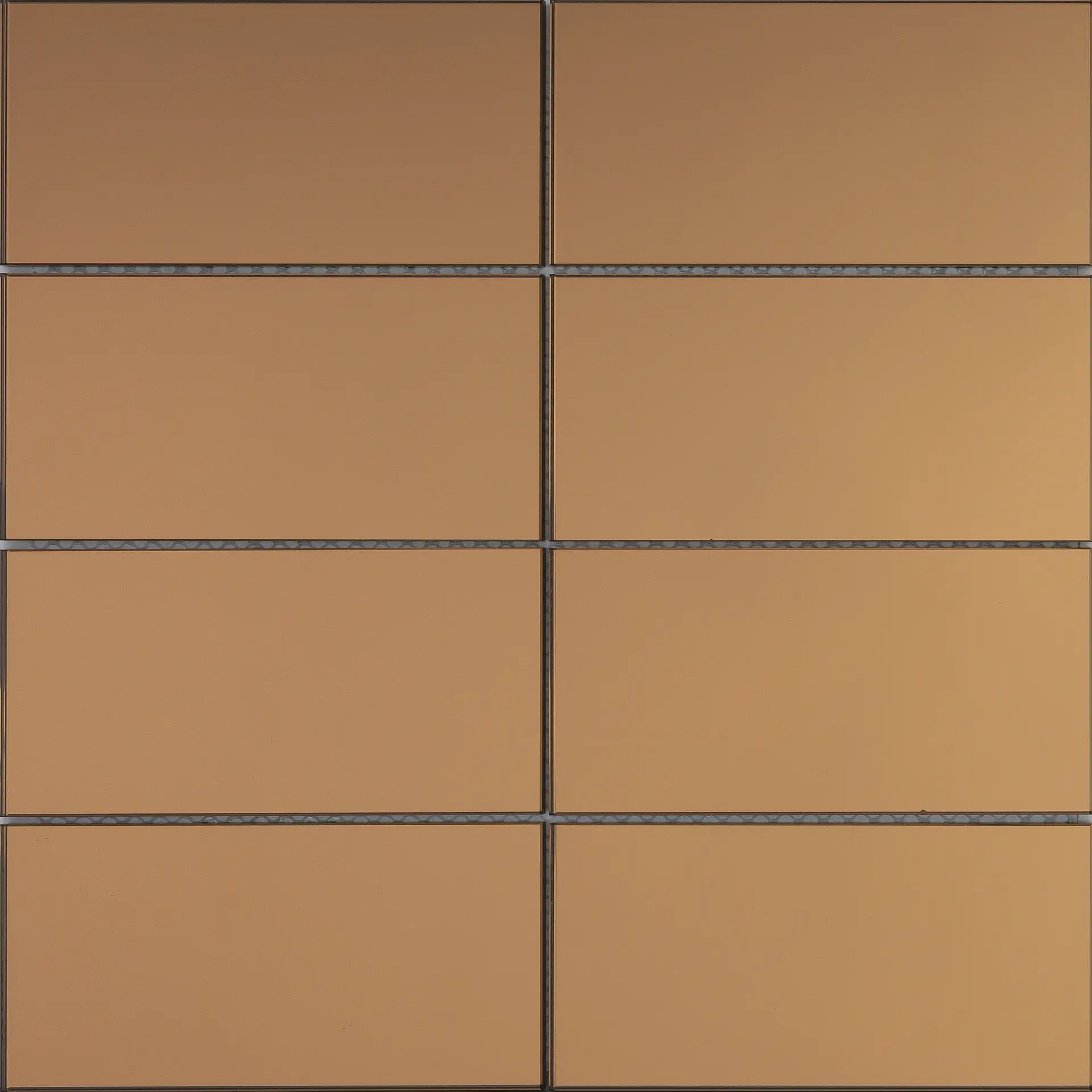 Mozaïek tegels Selfie Koper 30,2x30,6 - Rechthoek Wandtegels Glas