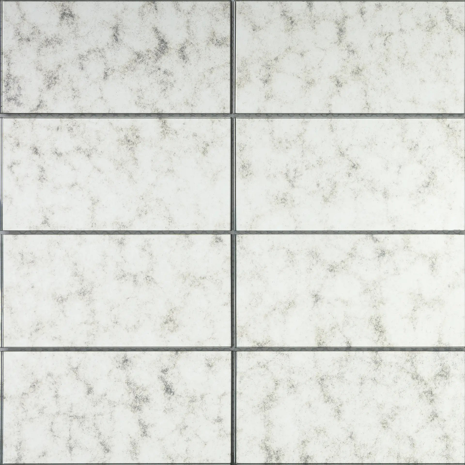 Mozaïek tegels Selfie Zilver Roest 30,2x30,6 - Rechthoek Wandtegels Glas