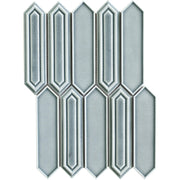 Mozaïek tegels Sevilla Gris Glans 35,3x25,5 - Hexagon Wandtegels Geglazuurde porseleinen steengoed