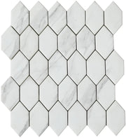 Mozaïek tegels Stedelijk Wit 26x28 - Hexagon Wandtegels Glas