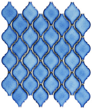 Mozaïek tegels Tanit Blauw 28,2x24,9 - Arabesk Wandtegels Geglazuurde porseleinen steengoed