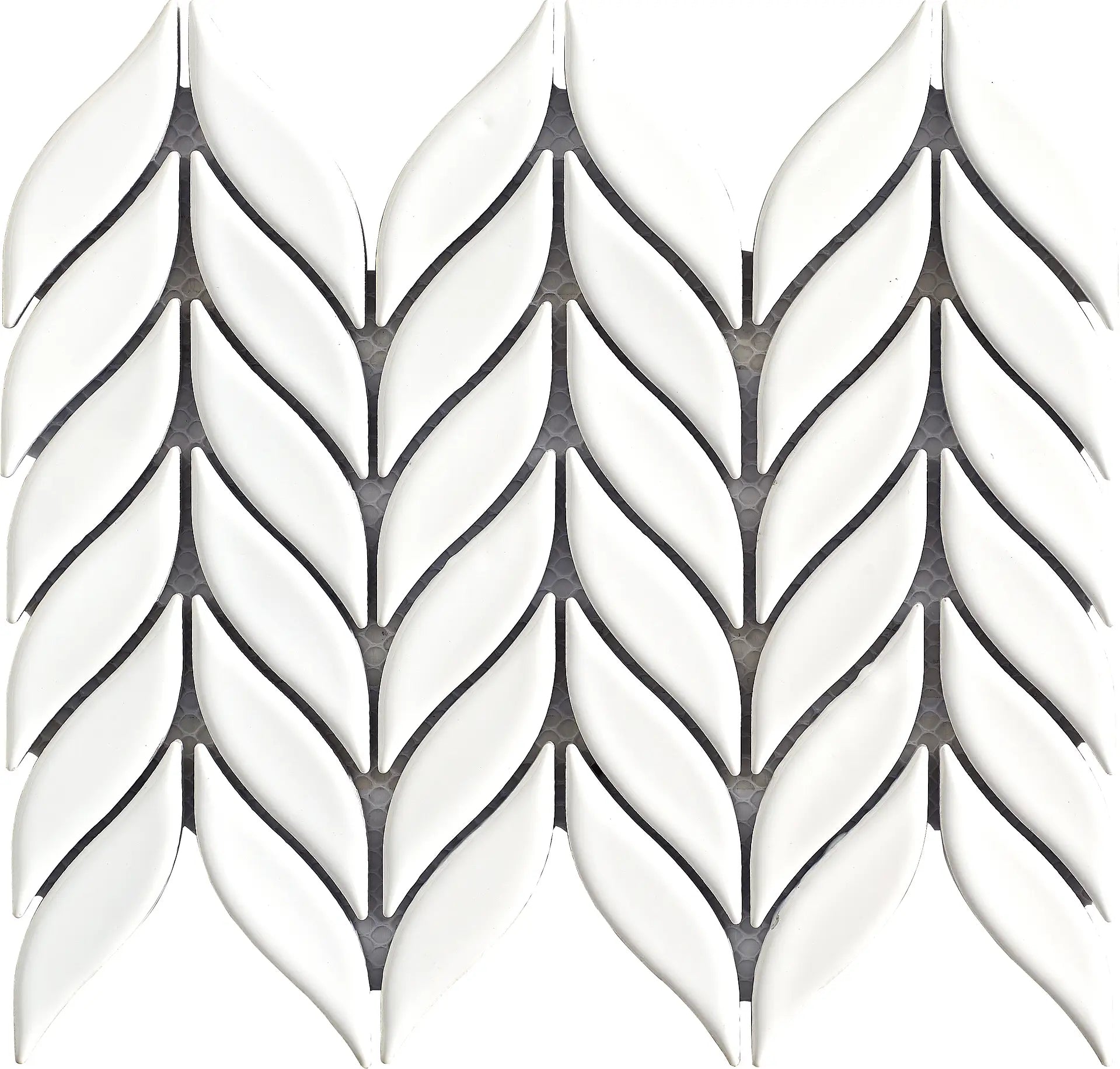 Mozaïek tegels Victory Wit Glans 27,51x21,96 - Onregelmatige Wandtegels Geglazuurde porseleinen steengoed