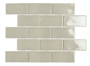 Mozaïek tegels York Bone Glans 26,5x30,9 - Rechthoek Wandtegels Geglazuurde porseleinen steengoed