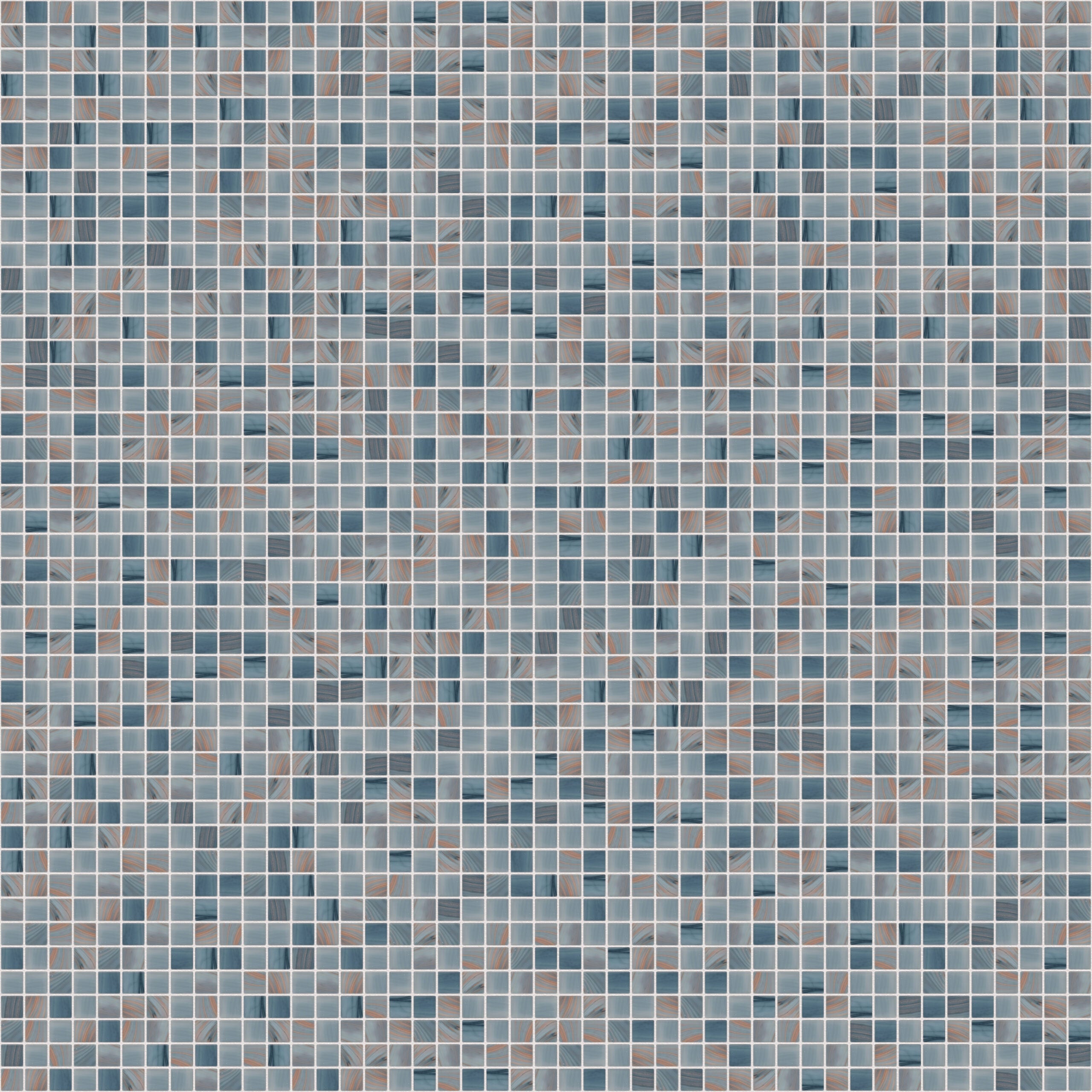 The Mosaic Factory Amsterdam Mozaiek Tegel Vierkant - Cyaan Glas Goud Serie 322x322 mm, voeg white scaled