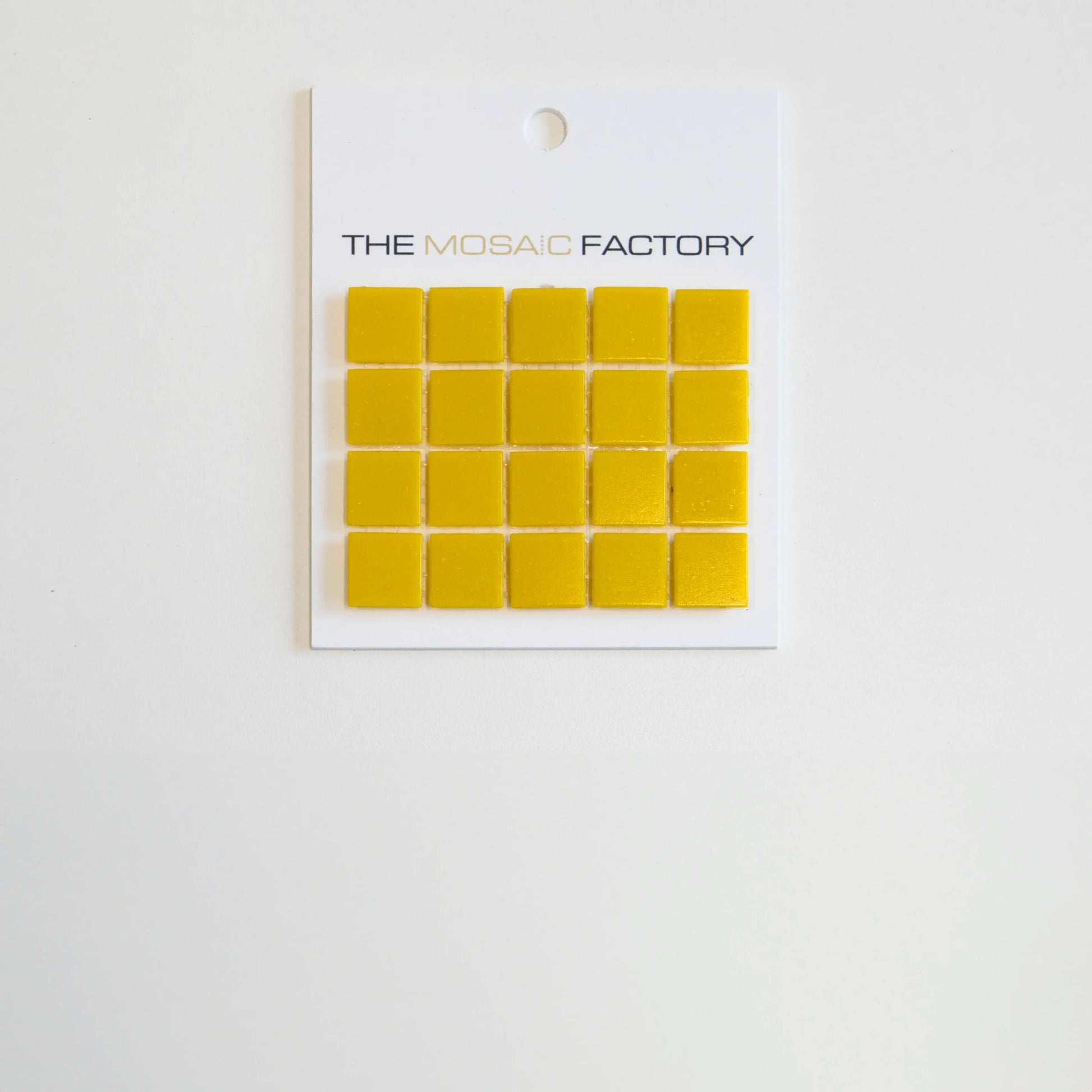 The Mosaic Factory Amsterdam Mozaiek Tegel Vierkant - Geel Glas Basic 322x322 mm - Mozaiektegel.com