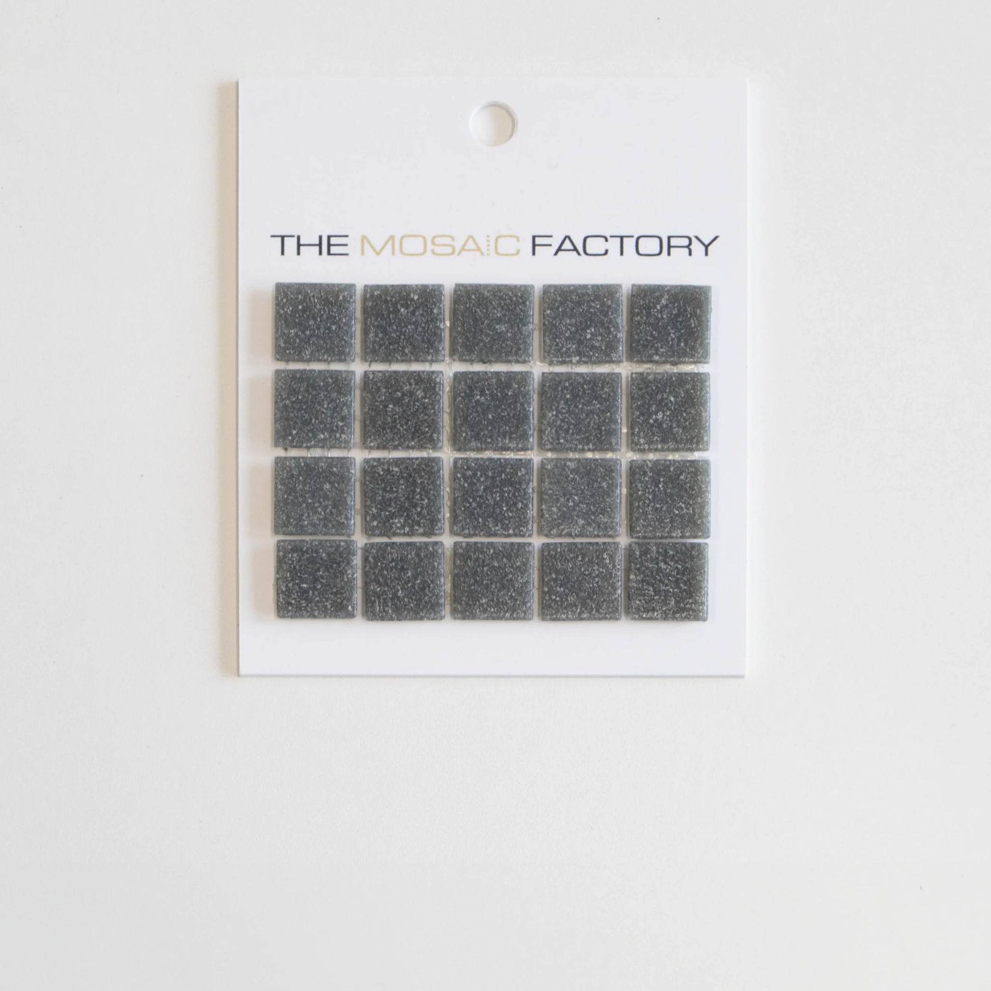 The Mosaic Factory Amsterdam Mozaiek Tegel Vierkant - Grijs Glas Basic 322x322 mm - Mozaiektegel.com