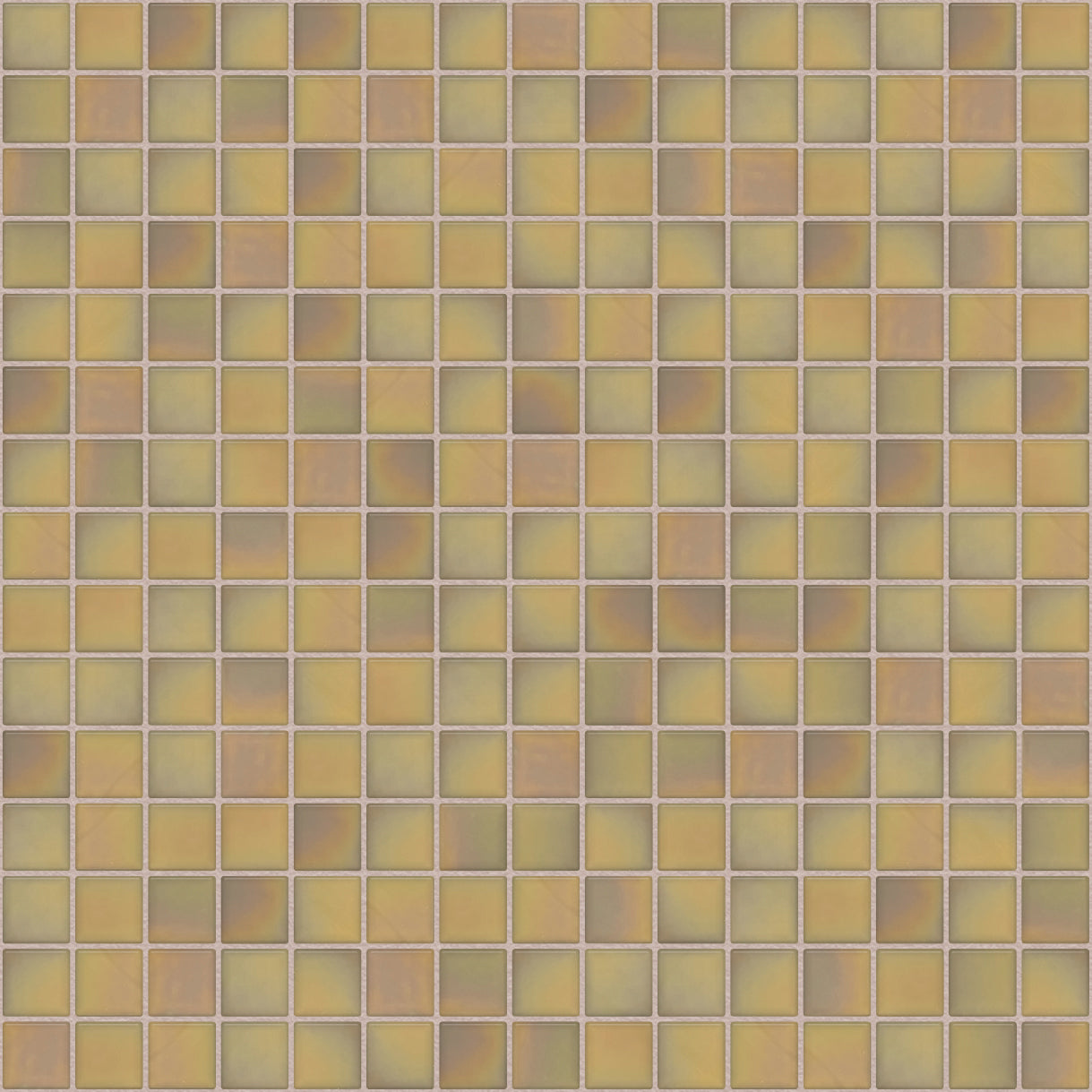 The Mosaic Factory Amsterdam Mozaiek Tegel Vierkant - Licht Creme Glas Parelmoer Serie 322x322 mm, voeg ancient white