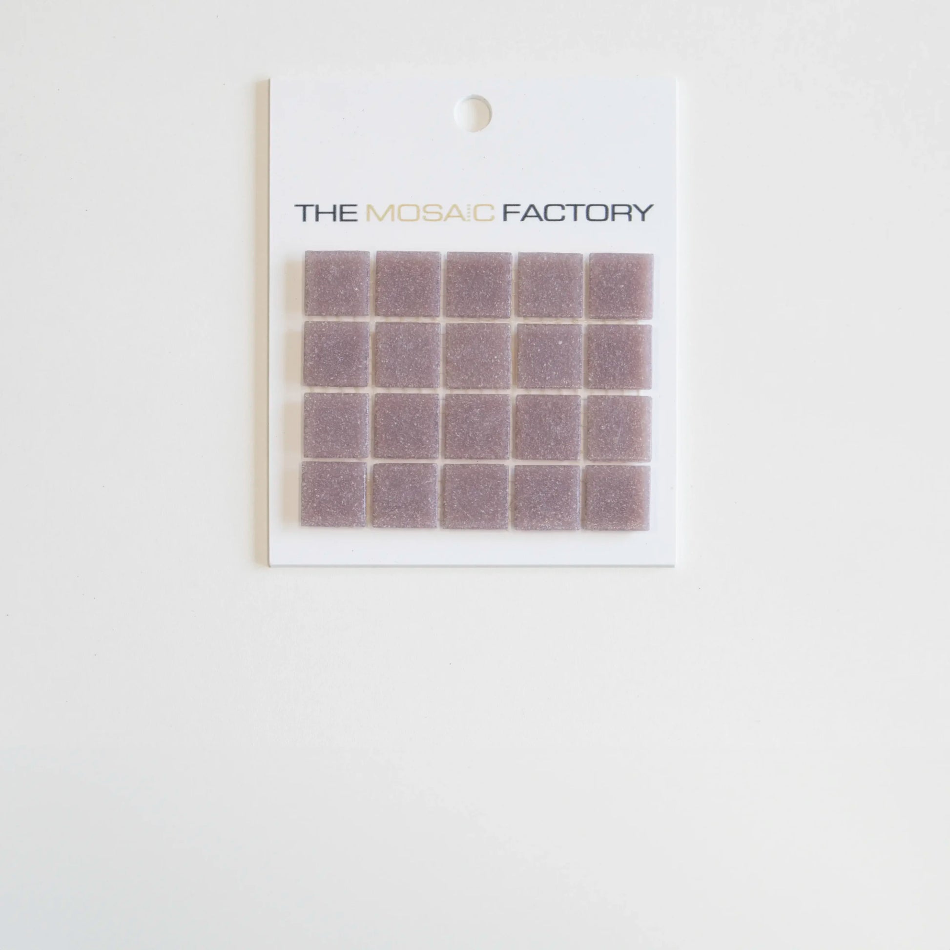 The Mosaic Factory Amsterdam Mozaiek Tegel Vierkant - Licht Paars Glas Basic 322x322 mm - Mozaiektegel.com