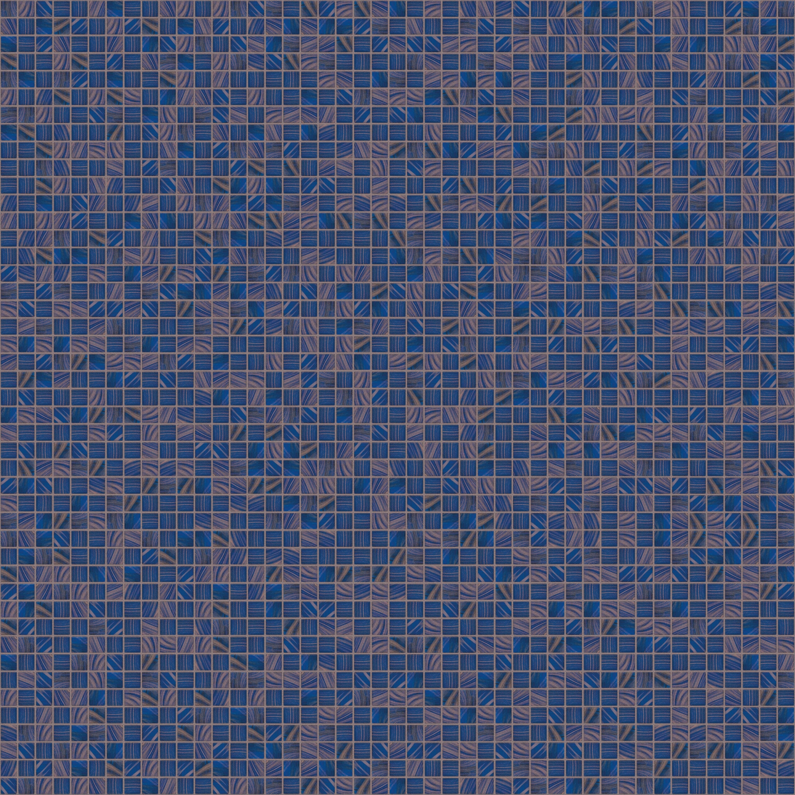 The Mosaic Factory Amsterdam Mozaiek Tegel Vierkant - Midden Blauw Glas Goud Serie 322x322 mm, voeg linen scaled