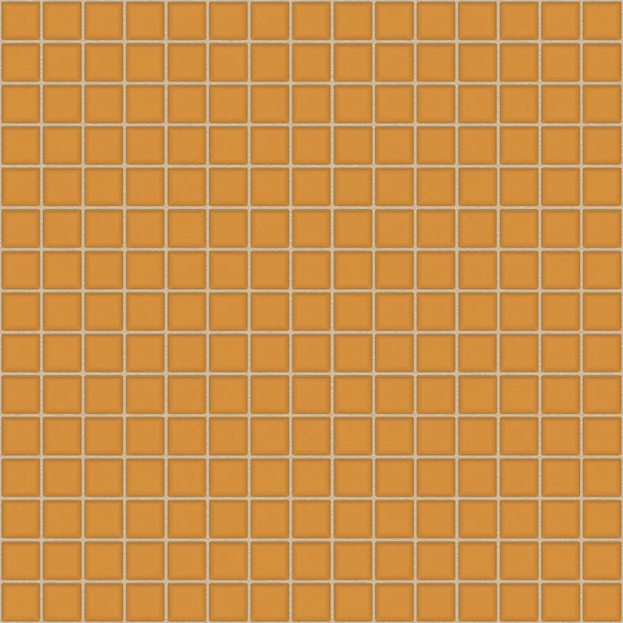 The Mosaic Factory Amsterdam Mozaiek Tegel Vierkant - Oranje Glas Basic 322x322 mm, voeg almond