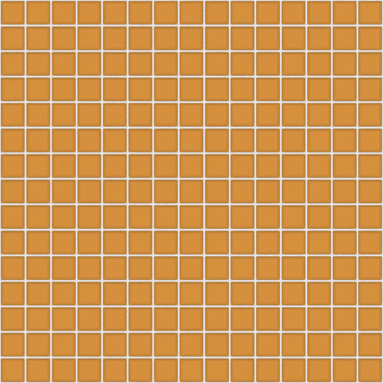 The Mosaic Factory Amsterdam Mozaiek Tegel Vierkant - Oranje Glas Basic 322x322 mm, voeg white