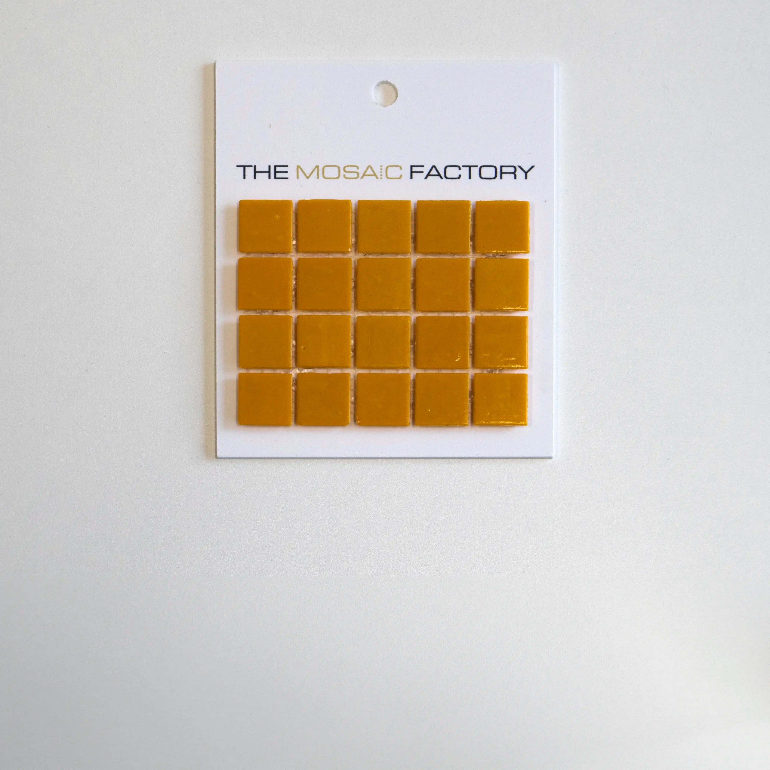 The Mosaic Factory Amsterdam Mozaiek Tegel Vierkant - Oranje Glas Basic 322x322 mm - Mozaiektegel.com