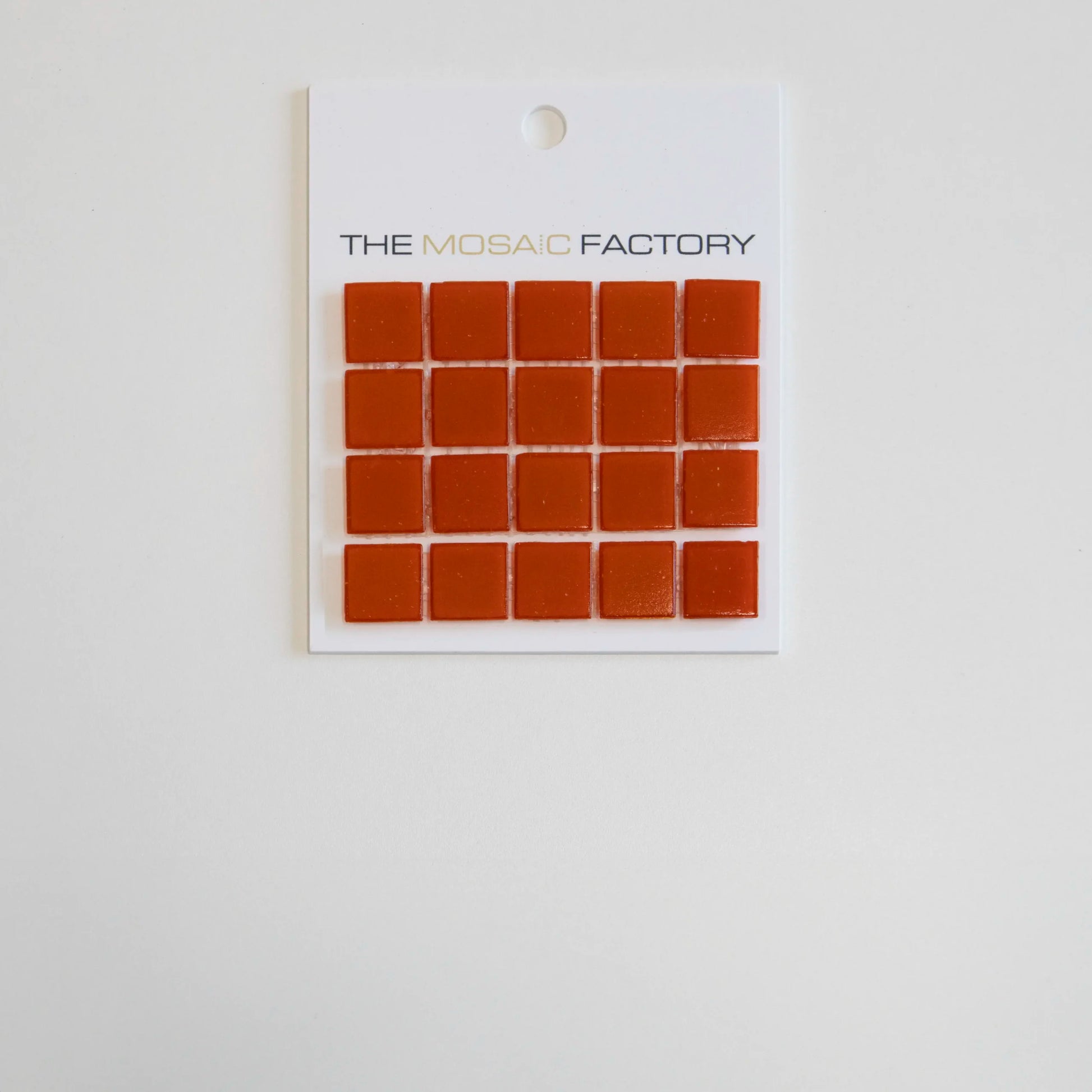 The Mosaic Factory Amsterdam Mozaiek Tegel Vierkant - Red Glas Basic 322x322 mm - Mozaiektegel.com