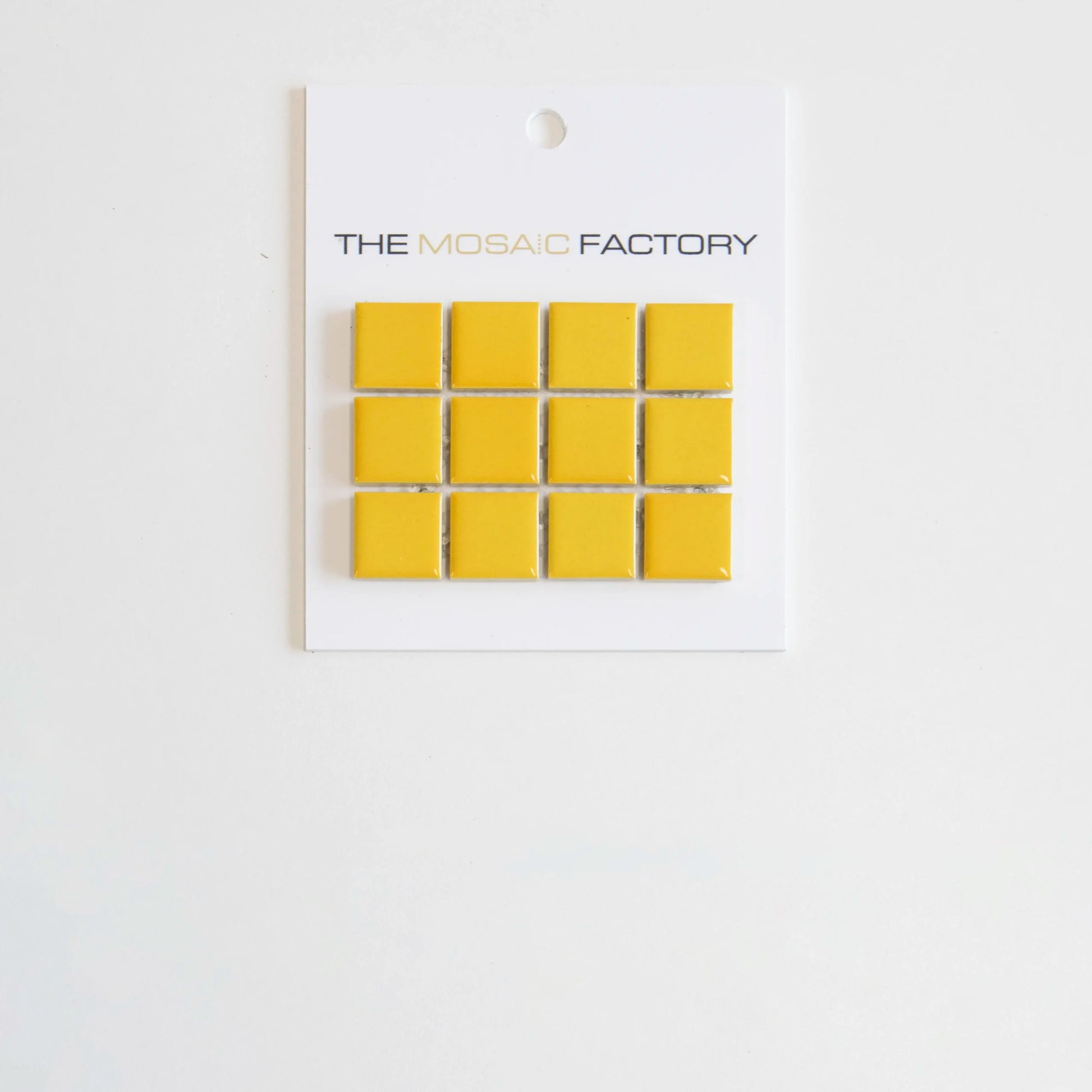 The Mosaic Factory Barcelona Mozaiek Tegel Vierkant - Geel gevlamd Porselein Geglazuurd 300x300 mm - Mozaiektegel.com