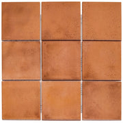 The Mosaic Factory Kasba Mozaïek Tegel Vierkant - Terra Mat Porselein 296x299 mm - Mozaiektegel.com