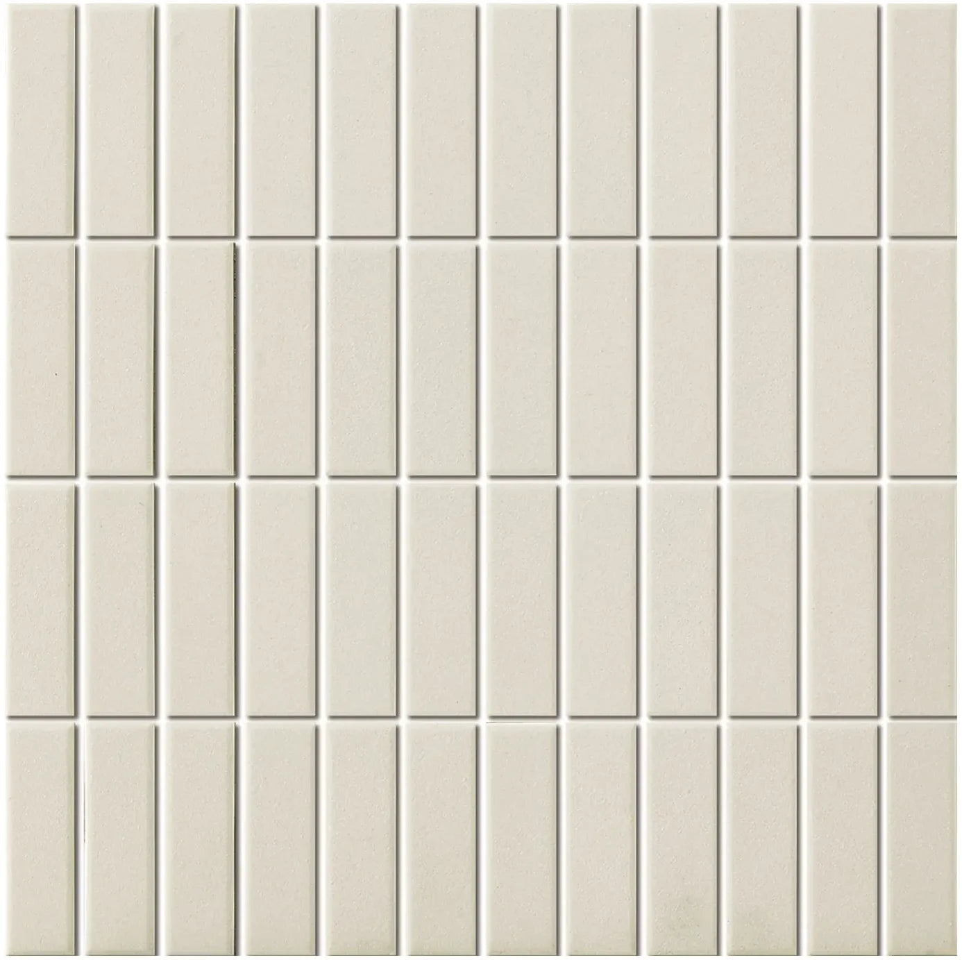 The Mosaic Factory London Mozaiek Tegel Rechthoek - Mat Grijs Porselein Ongeglazuurd, R11 23x73x6 mm (kopie)