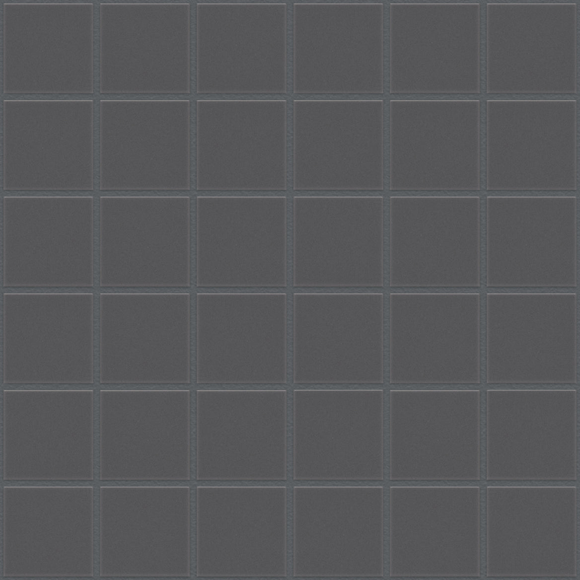 The Mosaic Factory London Mozaiek Tegel Vierkant - Donker Grijs Porselein Ongeglazuurd, R11 309x309 mm, voeg antracite