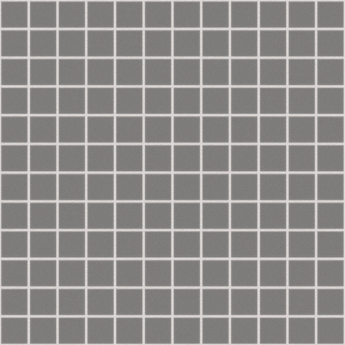 The Mosaic Factory London Mozaiek Tegel Vierkant - Grijs Porselein Ongeglazuurd, R11 300x300 mm, voeg silver grey