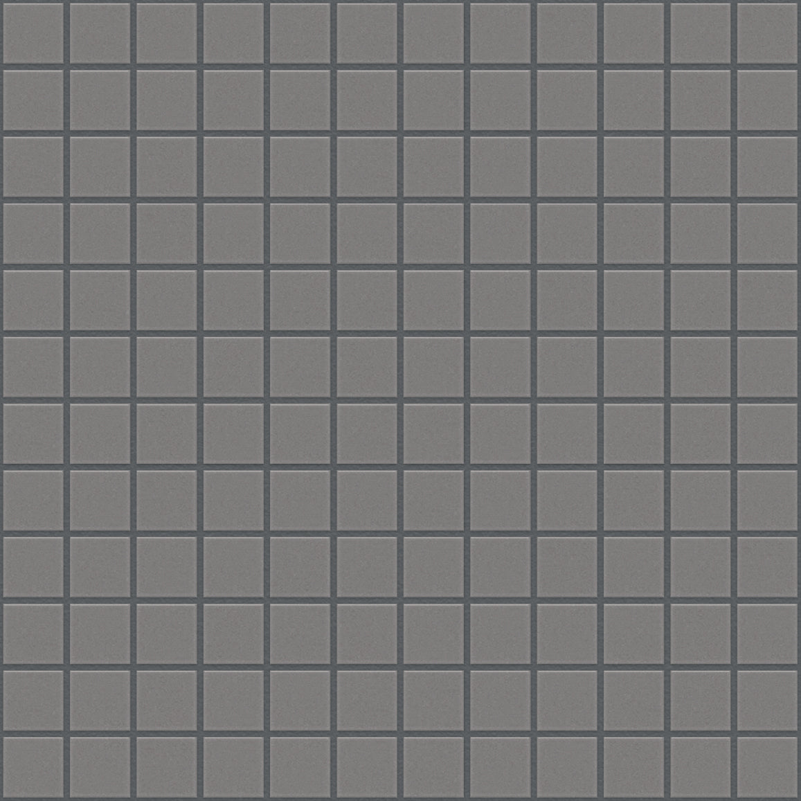 The Mosaic Factory London Mozaiek Tegel Vierkant - Grijs Porselein Ongeglazuurd, R11 300x300 mm, voeg antracite