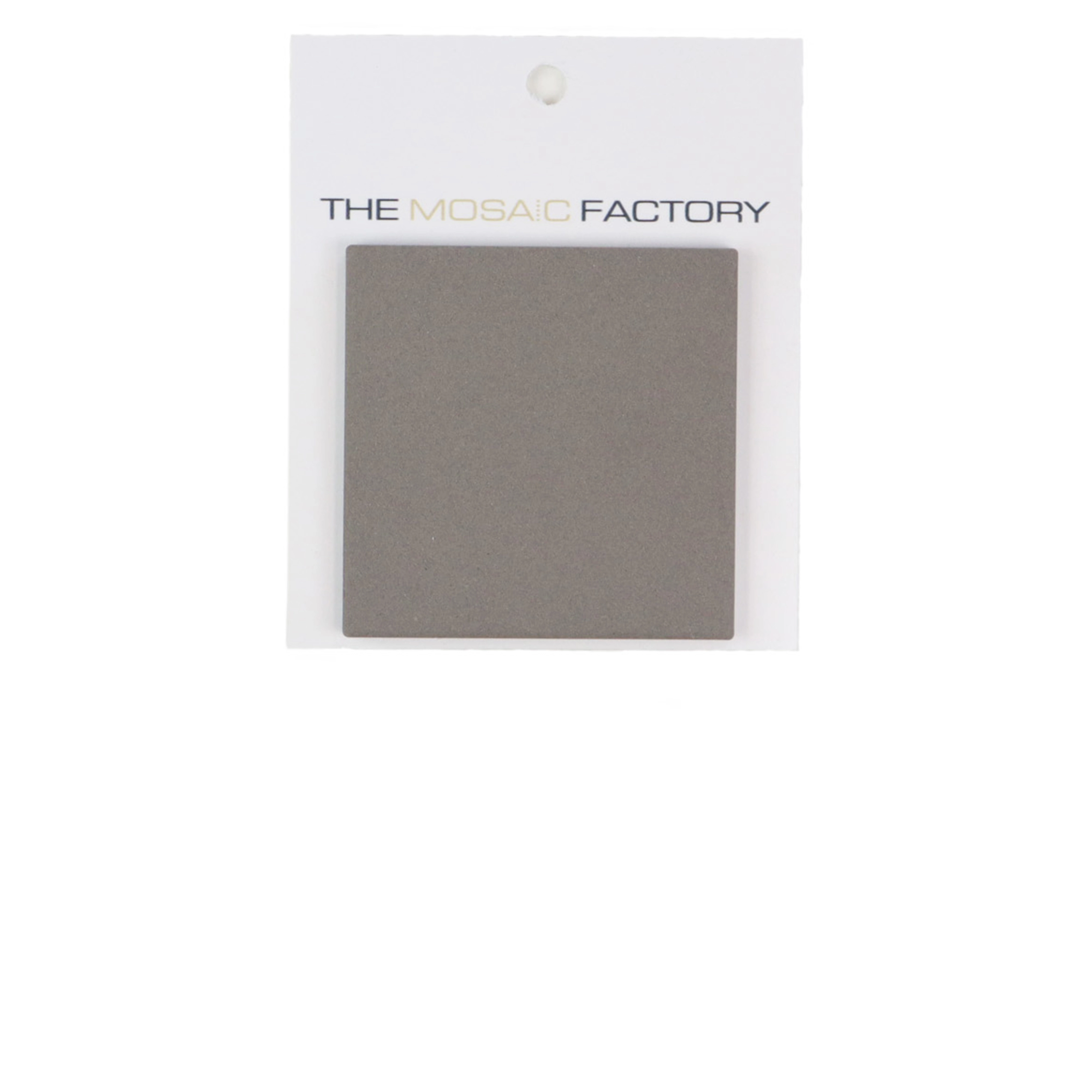 The Mosaic Factory London Mosaic Tile Square - Gray Porcelain Unglazed, R11 95x95x6 mm