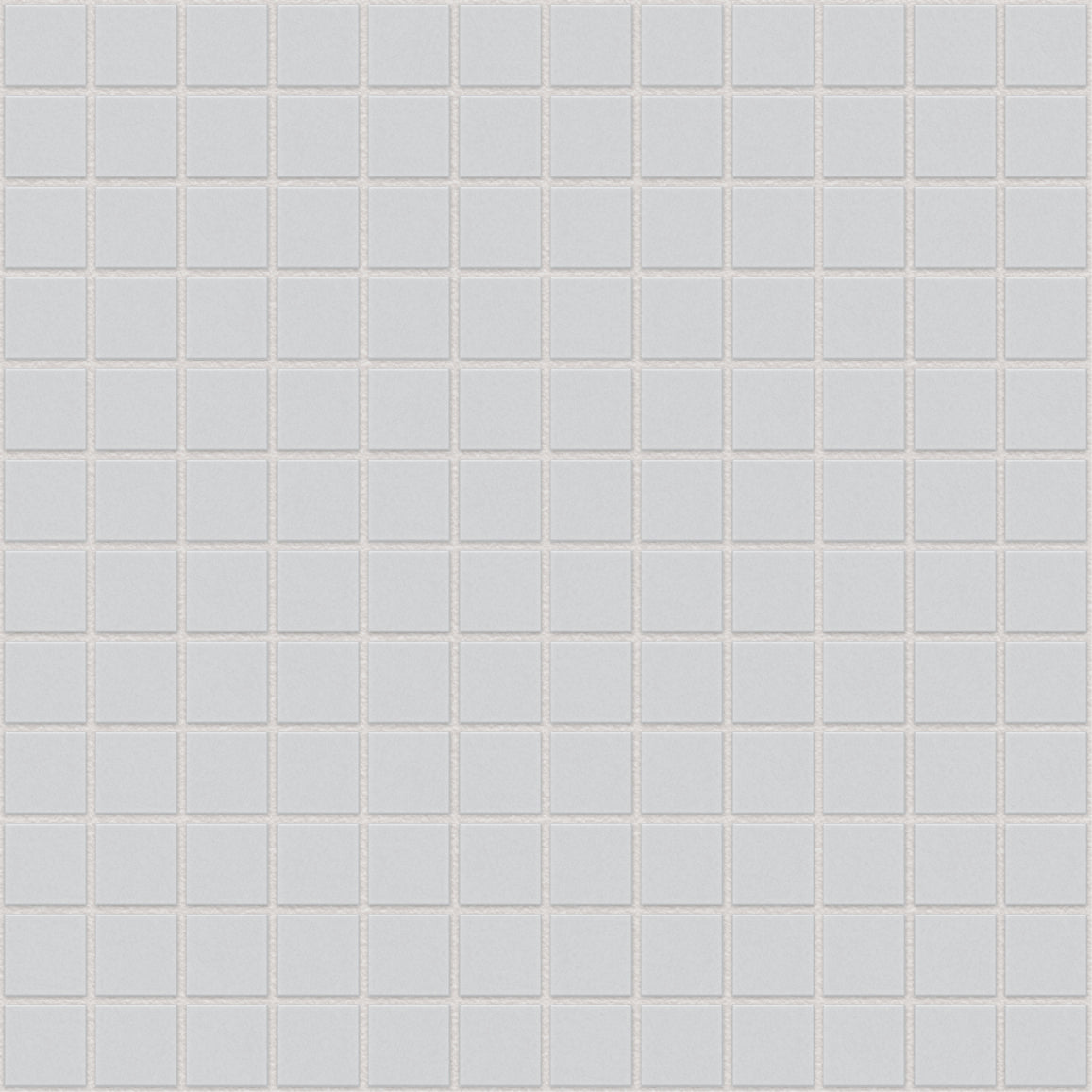 The Mosaic Factory London Mozaïek Tegel Vierkant - Porselein Super Wit Ongeglazuurd, R11 300x300 mm, voeg silver grey