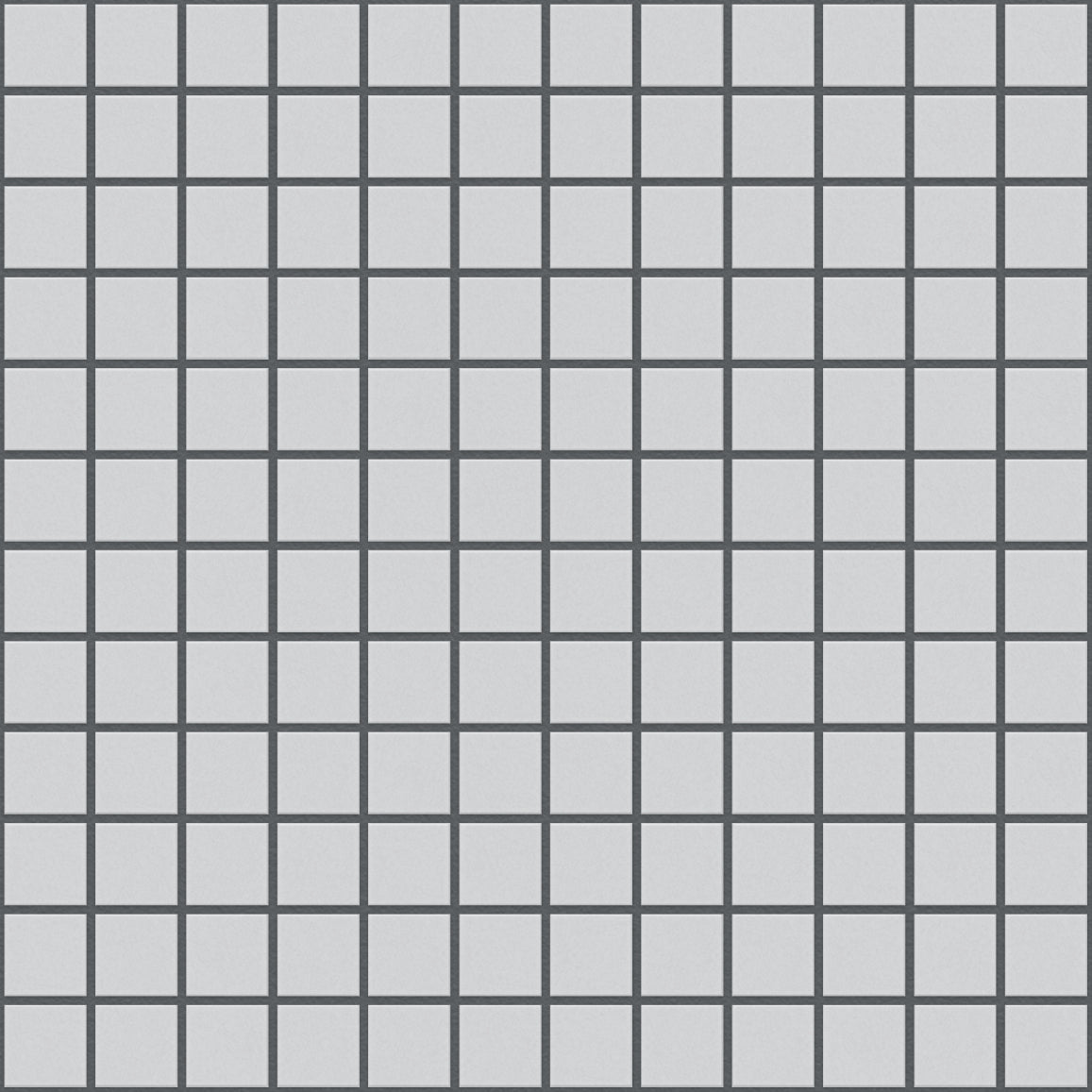 The Mosaic Factory London Mozaïek Tegel Vierkant - Porselein Super Wit Ongeglazuurd, R11 300x300 mm, voeg antracite