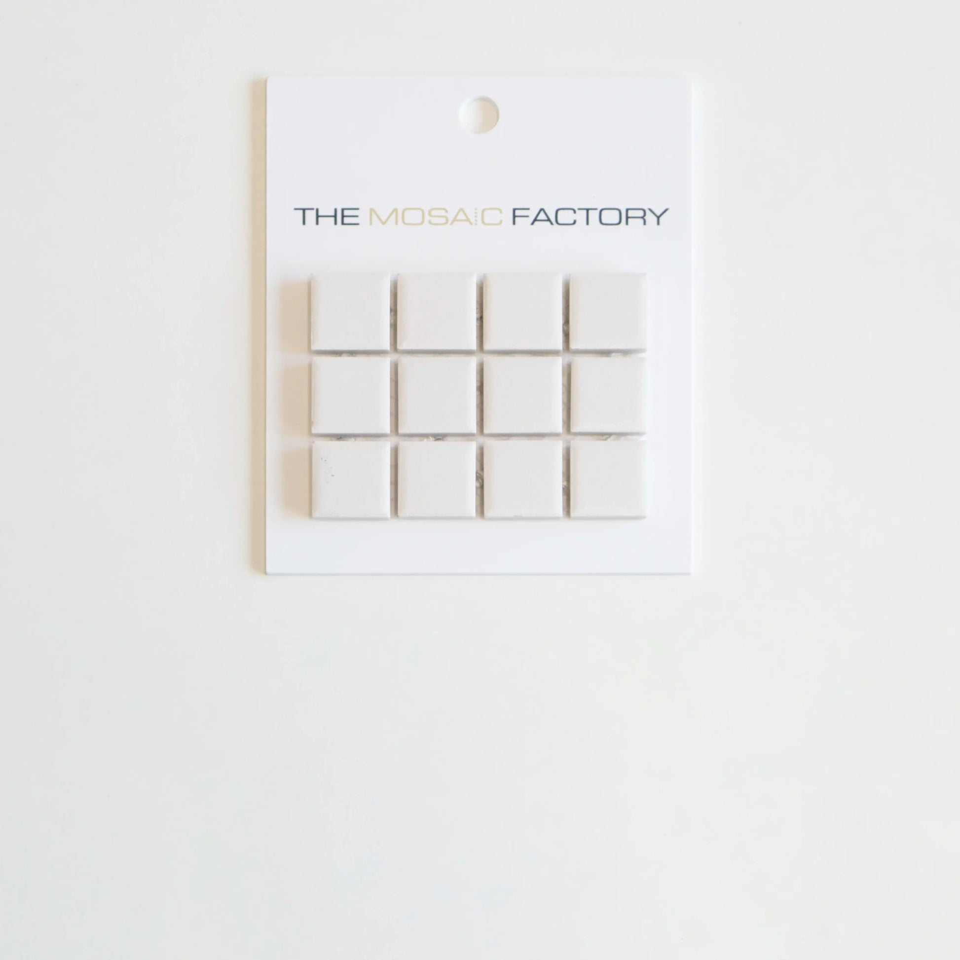 The Mosaic Factory London Mozaïek Tegel Vierkant - Porselein Super Wit Ongeglazuurd, R11 300x300 mm - Mozaiektegel.com