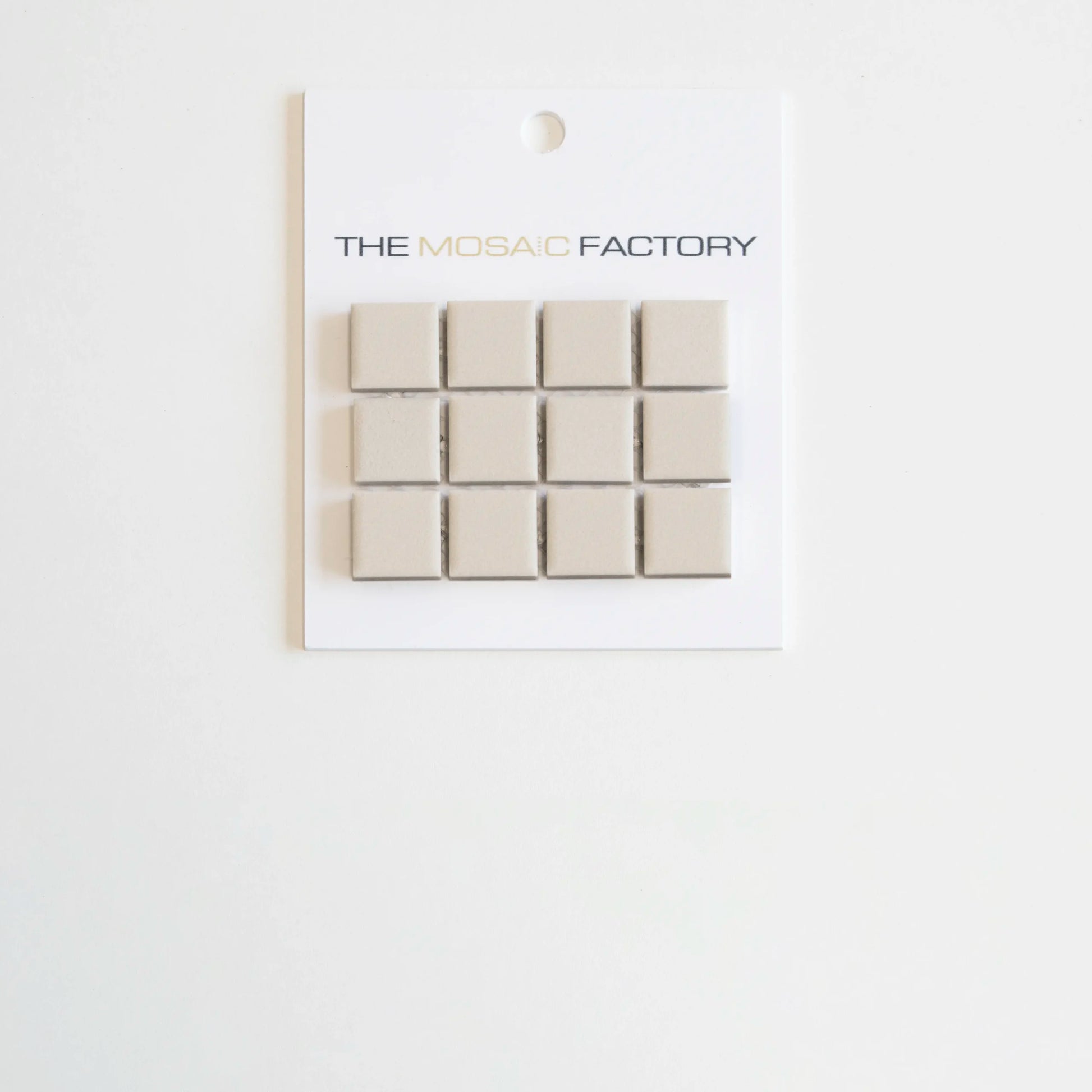 The Mosaic Factory London Mozaiek Tegel Vierkant - Porselein Wit Ongeglazuurd, R11 309x309 mm - Mozaiektegel.com
