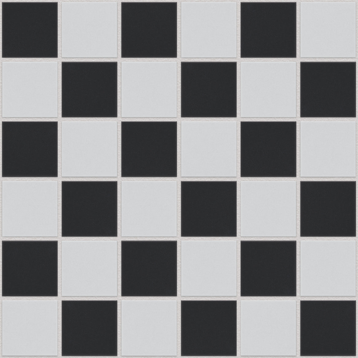 The Mosaic Factory London Mozaiek Tegel Vierkant - Schaakbord Porselein Ongeglazuurd, R11 309x309 mm, voeg manhattan