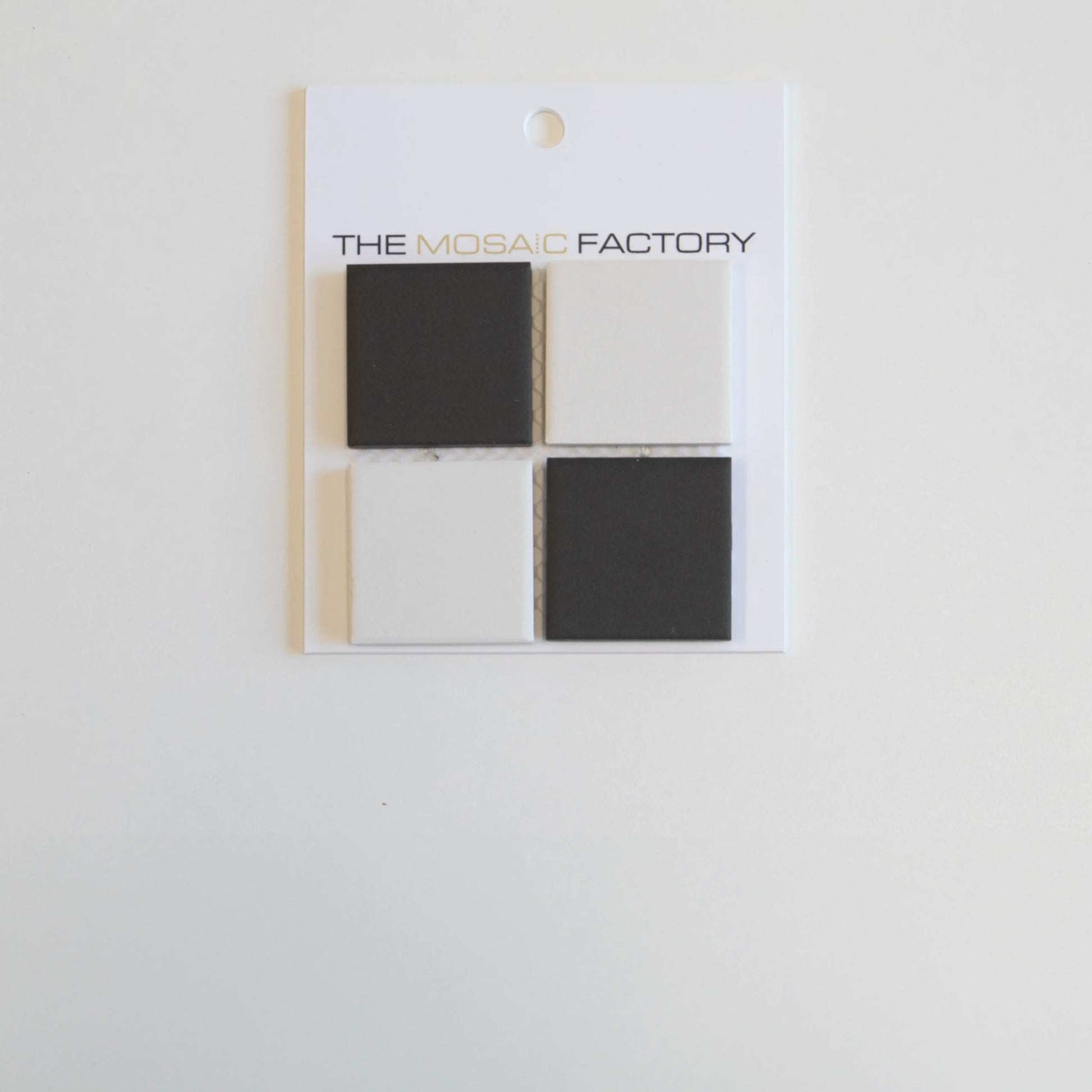 The Mosaic Factory London Mozaiek Tegel Vierkant - Schaakbord Porselein Ongeglazuurd, R11 309x309 mm - Mozaiektegel.com