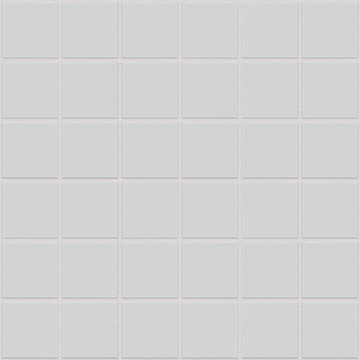 The Mosaic Factory London Mozaiek Tegel Vierkant - Super Wit Porselein Ongeglazuurd, R11 309x309 mm, voeg silver grey
