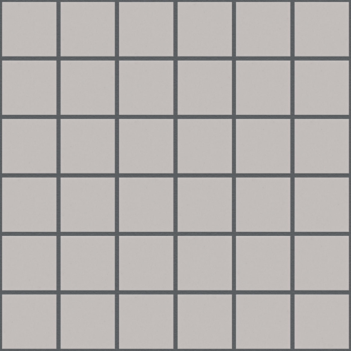 The Mosaic Factory London Mozaiek Tegel Vierkant - Wit Porselein Ongeglazuurd, R11 309x309 mm, voeg antracite