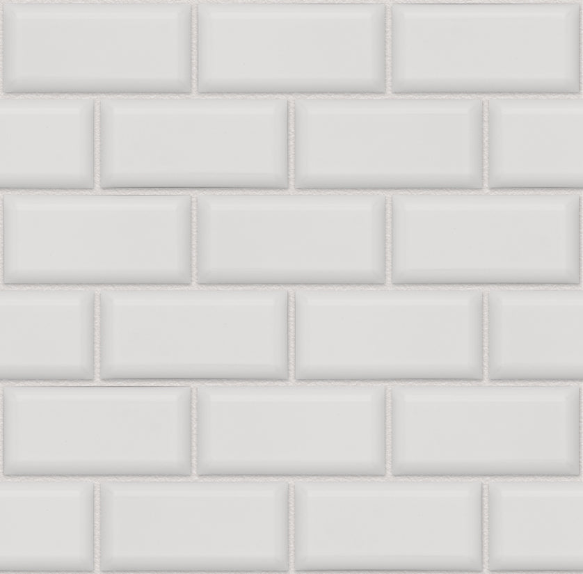 Bekijk hier de The Mosaic Factory Paris Mozaiek Tegel Rechthoek- Licht Grijs Porselein Geglazuurd 291x296 mm, voeg silver grey