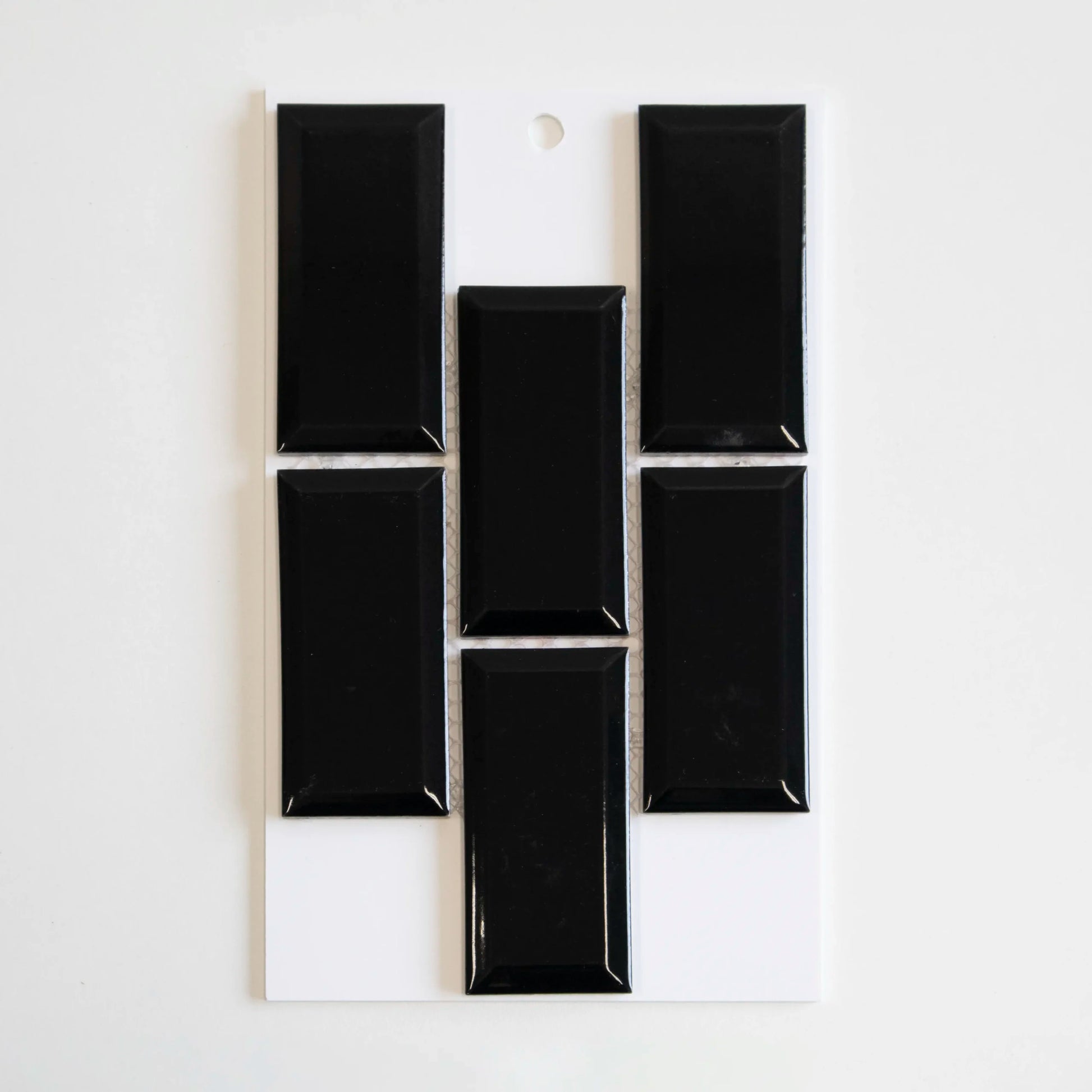 The Mosaic Factory Paris Mozaiek Tegel Rechthoek- Zwart Porselein Geglazuurd 288x294 mm - Mozaiektegel.com