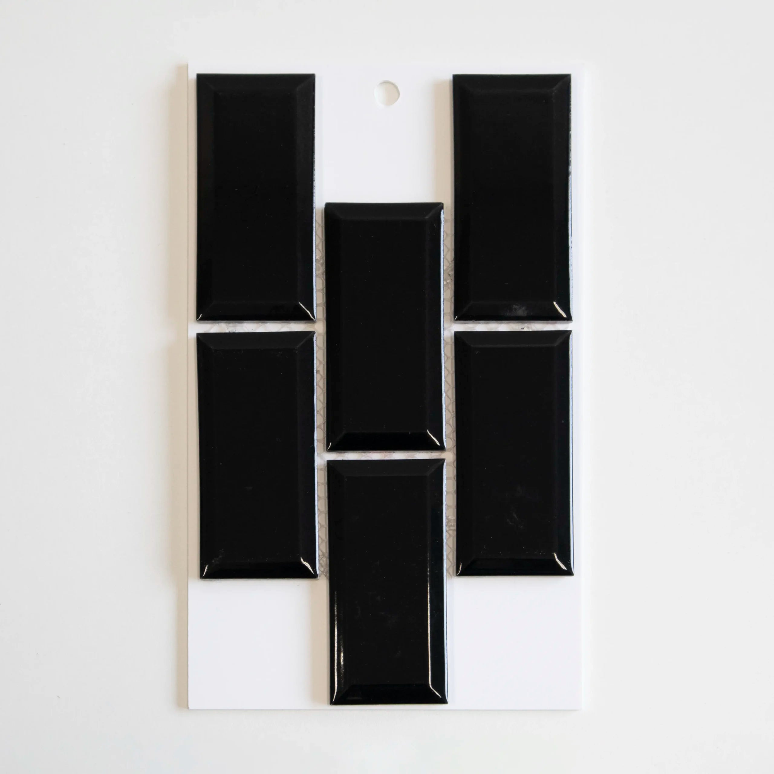 The Mosaic Factory Paris Mozaiek Tegel Rechthoek- Zwart Porselein Geglazuurd 288x294 mm - Mozaiektegel.com