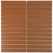 The Mosaic Factory | Sevilla Mozaïek Tegel Kitkat Vinger | 296x299 mm | Terra Cotta - Mozaiektegel.com