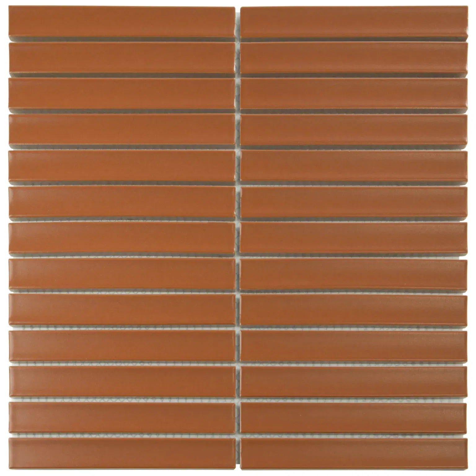 The Mosaic Factory | Sevilla Mozaïek Tegel Kitkat Vinger | 296x299 mm | Terra Cotta - Mozaiektegel.com