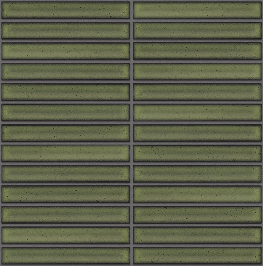 SEF20550 Green Glossy Sevilla - KitKat Original 20x145mm, voeg london grey