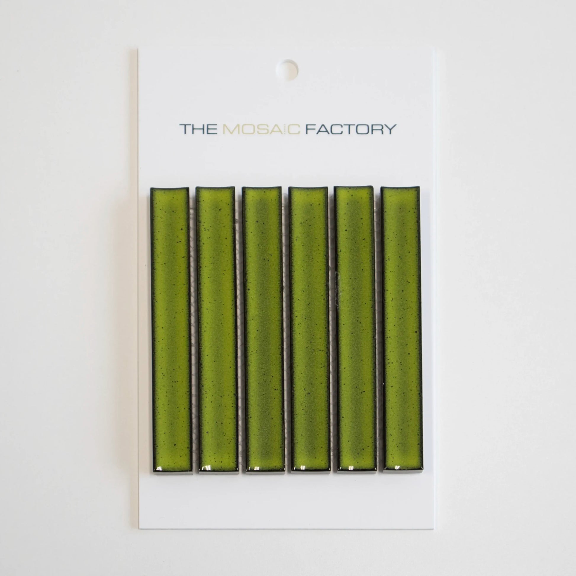 The Mosaic Factory Sevilla Mozaïek Tegel Kitkat Vinger - Groen Porselein Geglazuurd 296x299 mm - Mozaiektegel.com