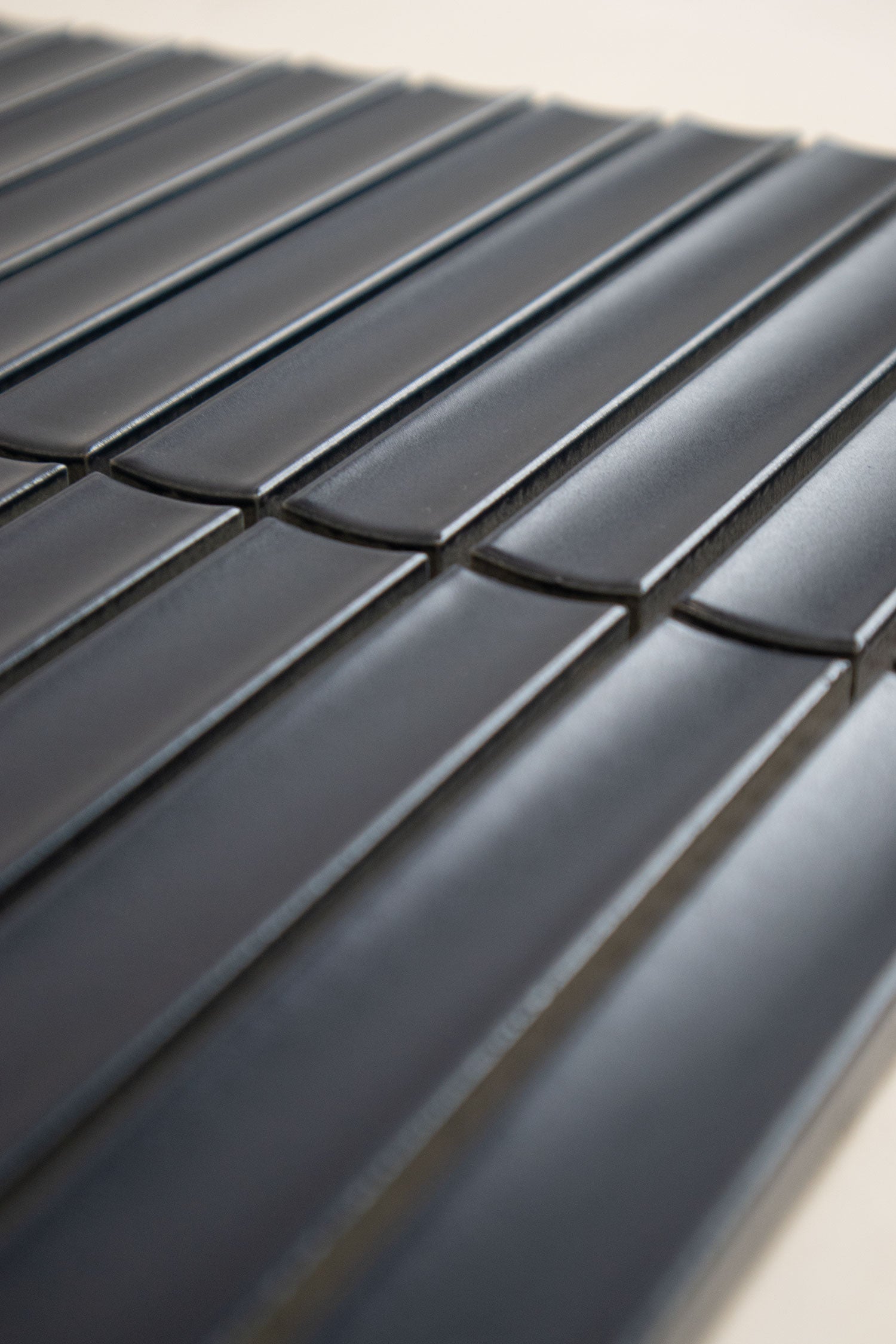 The Mosaic Factory Sevilla Mozaïek Tegel Kitkat Vinger - Navy Blauw Porselein Geglazuurd 296x299 mm - Mozaiektegel.com