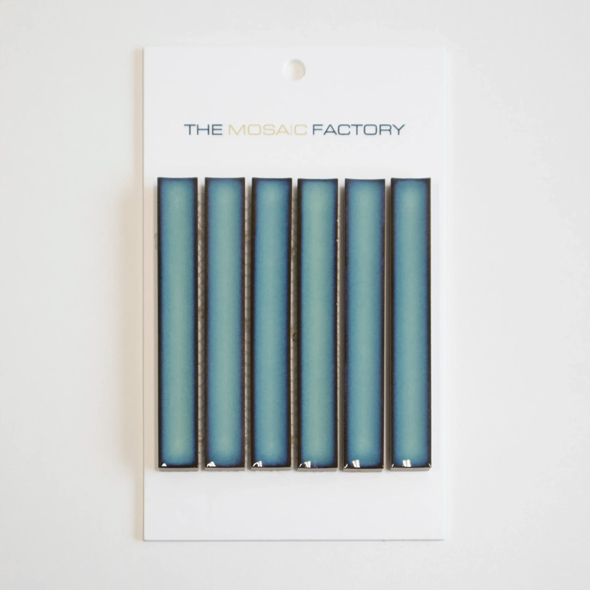 The Mosaic Factory Sevilla Mozaïek Tegel Kitkat Vinger - Oceaan Groen Porselein Geglazuurd 296x299 mm - Mozaiektegel.com