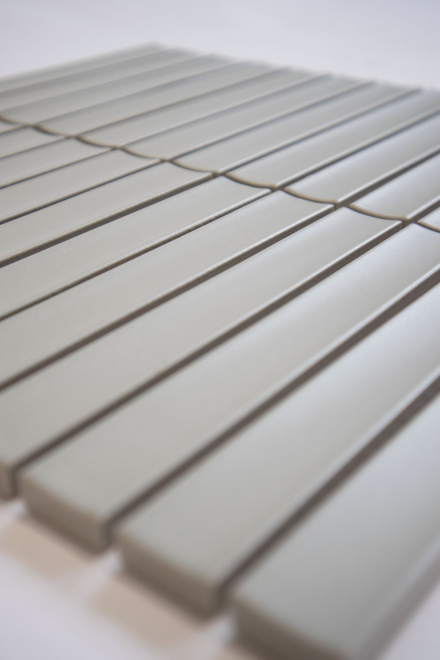 The Mosaic Factory Sevilla Mozaïek Tegel Kitkat Vinger - Sage Groen Mat - Mozaiektegel.com