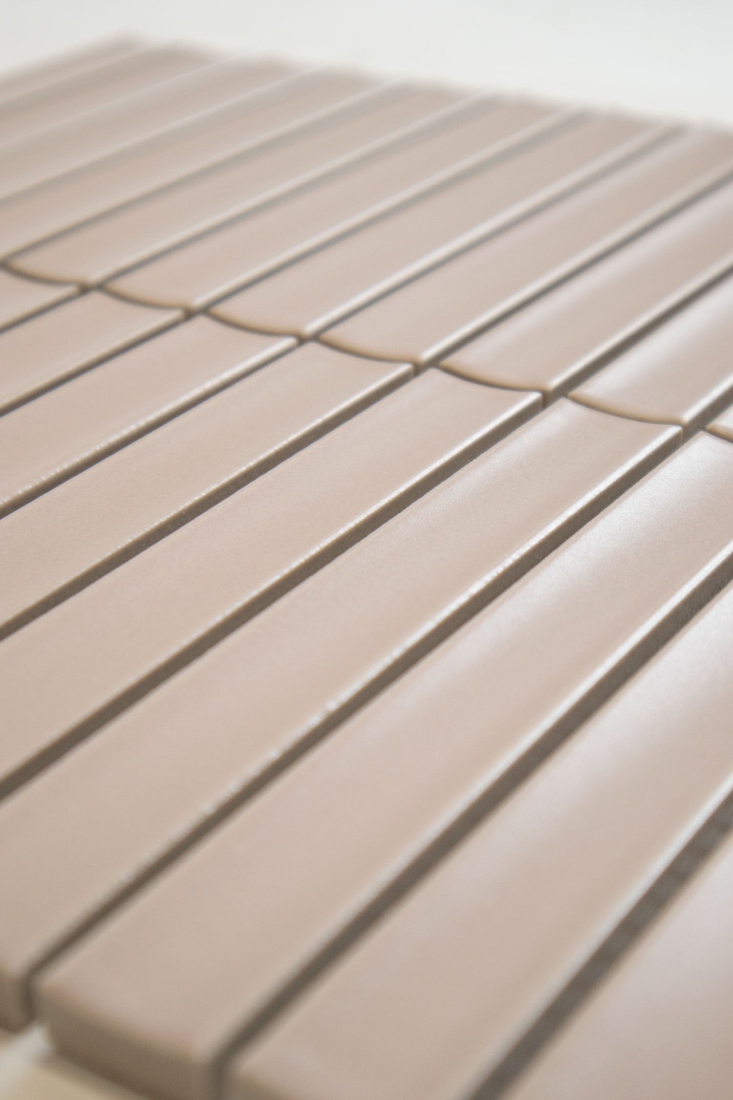 The Mosaic Factory Sevilla Mozaïek Tegel Kitkat Vinger - Vintage Pink Porselein Geglazuurd 296x299 mm - Mozaiektegel.com