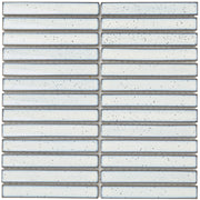 The Mosaic Factory Sevilla Mozaïek Tegel Kitkat Vinger - Wit Porselein Geglazuurd 296x299 mm, voeg white