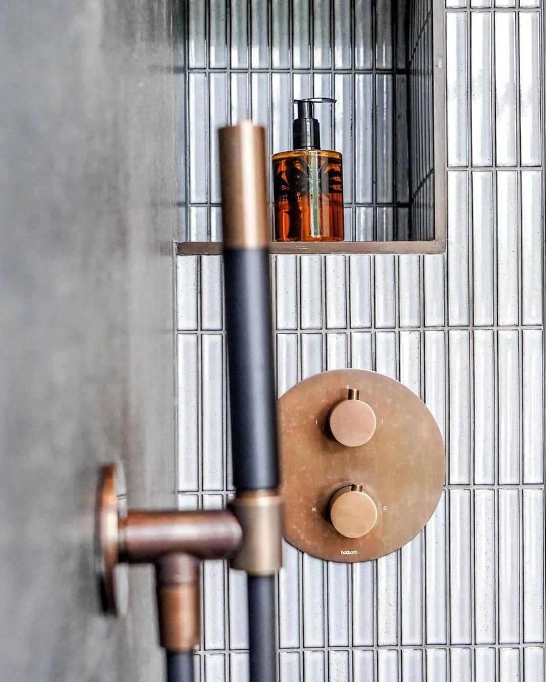 The Mosaic Factory Sevilla Mozaïek Tegel Kitkat Vinger - Wit Porselein Geglazuurd 296x299 mm, douche