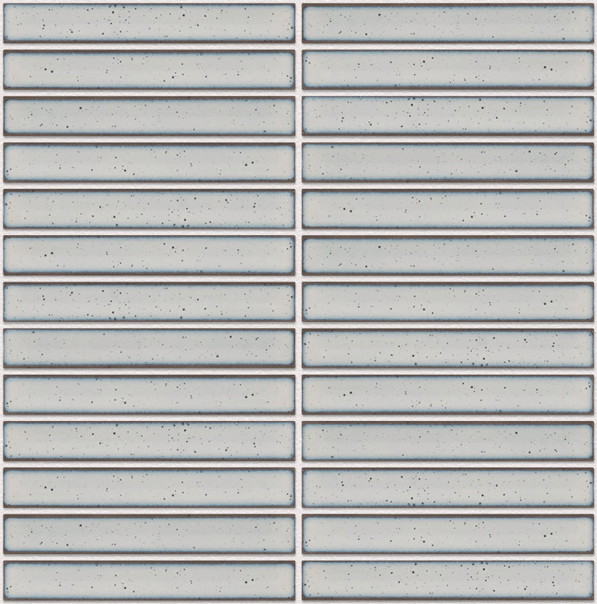 SEF20100 White Blue Speckle Glossy Sevilla - KitKat Original 20x145mm, voeg white