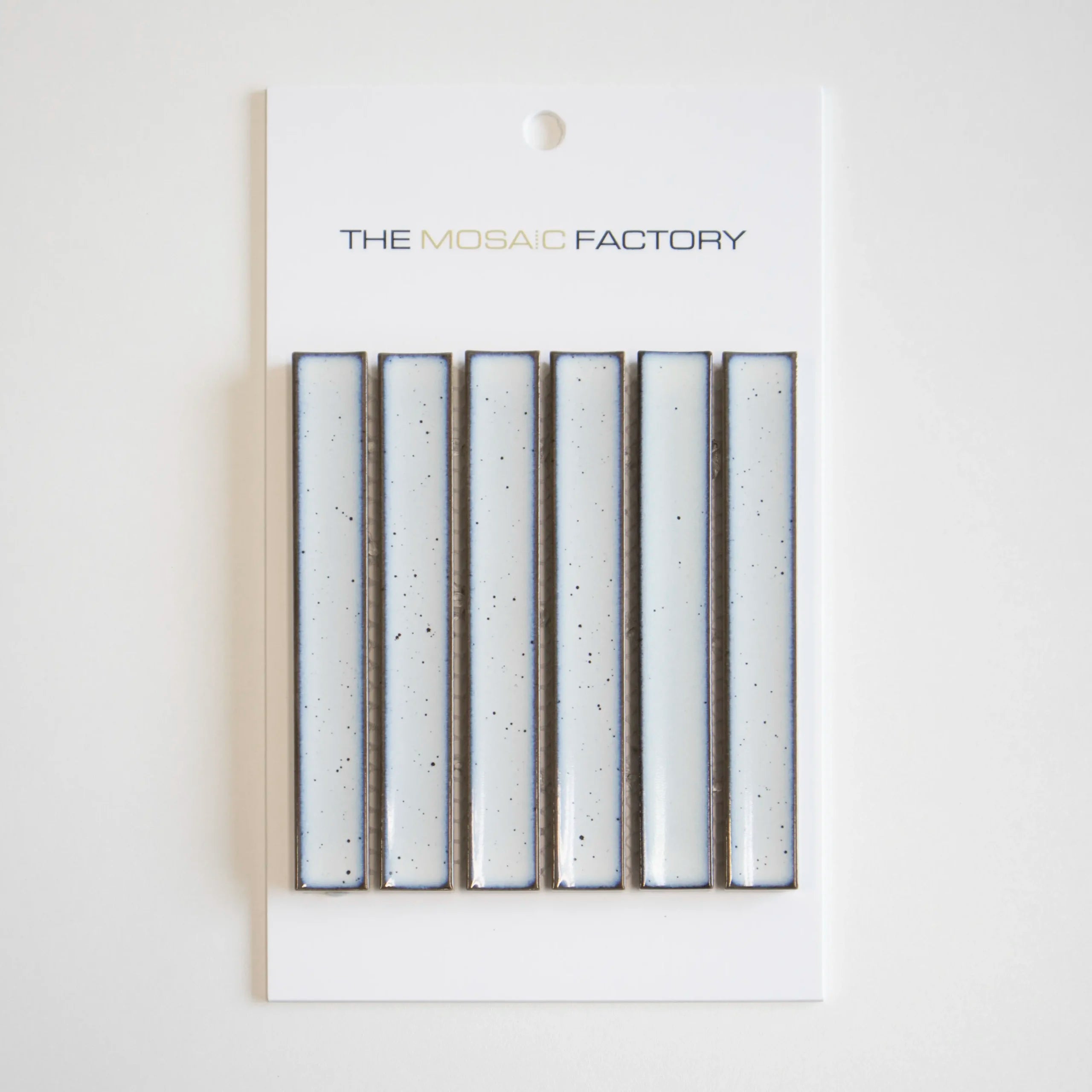 The Mosaic Factory Sevilla Mozaïek Tegel Kitkat Vinger - Wit Porselein Geglazuurd 296x299 mm - Mozaiektegel.com