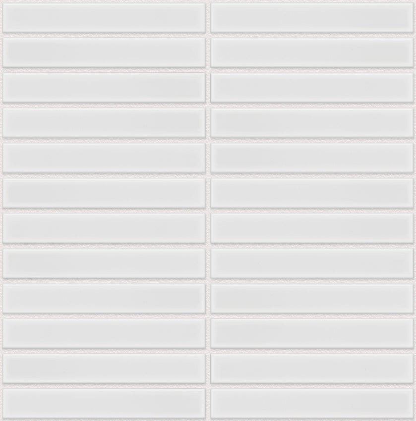 SEF22100 White Glossy Sevilla - KitKat Finger 22x145mm, voeg white